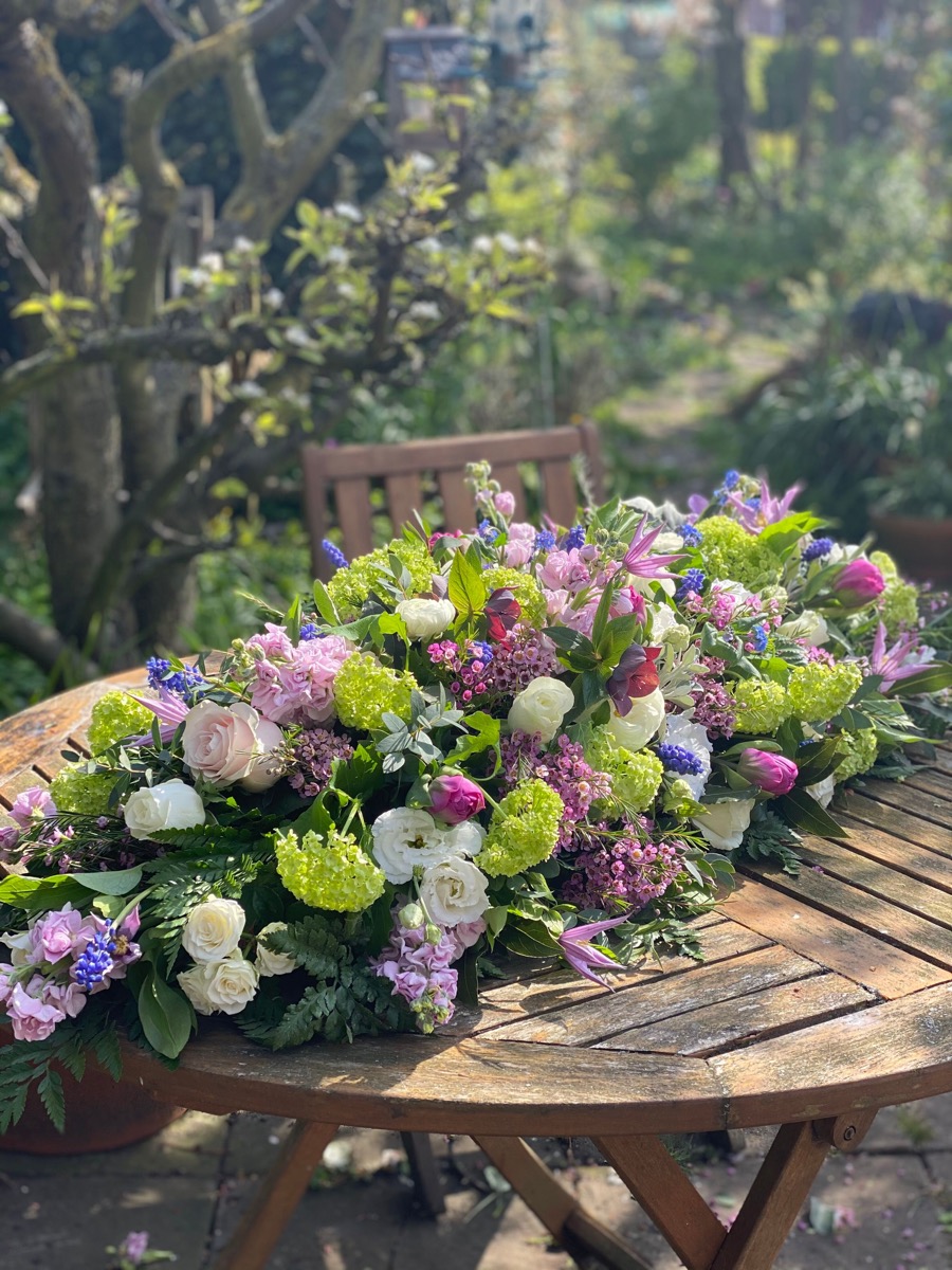 Funeral floral tribute photograph 5